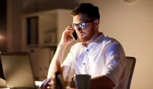 Stressed landlord takes late-night tenant call without help from a property management company near you.